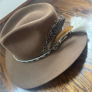 GORGEOUS KEMO SABE STETSON WESTERN HAT! With horsehair hat band! ✨🤠